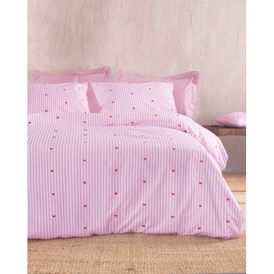 Κουβερλί Μονό Σετ Symbol Young Heart Cotton Rythmos (160x240) 2Τεμ Κουβερλί Μονό Σετ Symbol Young Heart Cotton Rythmos (160x240) 2Τεμ