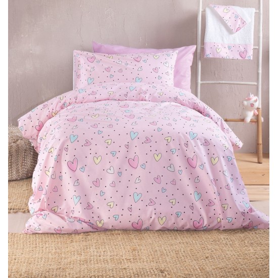 Σεντόνια Υπέρδιπλα Σετ Symbol Pop Hearts Cotton Rythmos (230x270) 4Τεμ Σεντόνια Υπέρδιπλα Σετ Symbol Pop Hearts Cotton Rythmos (230x270) 4Τεμ