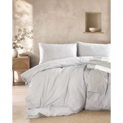 Σεντόνια Μονά Σετ Nova Sand Grey Cotton Rythmos (160x260) 3Τεμ
