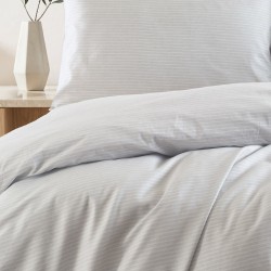 Σεντόνια Υπέρδιπλα Σετ Nova Sand Grey Cotton Rythmos (165x205+30 ) Με Λάστιχο 4Τεμ