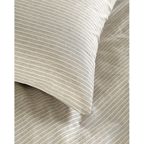 Παπλωματοθήκη Μονή Σετ Nova Sand Beige Cotton Rythmos (160x250) 2Τεμ