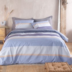 Κουβερλί Μονό Σετ Diva Boost Blue Cotton Rythmos (160x240) 2Τεμ
