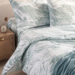 Κουβερλί Μονό Σετ Symbol Topaz Green Cotton Rythmos (160x240) 2Τεμ