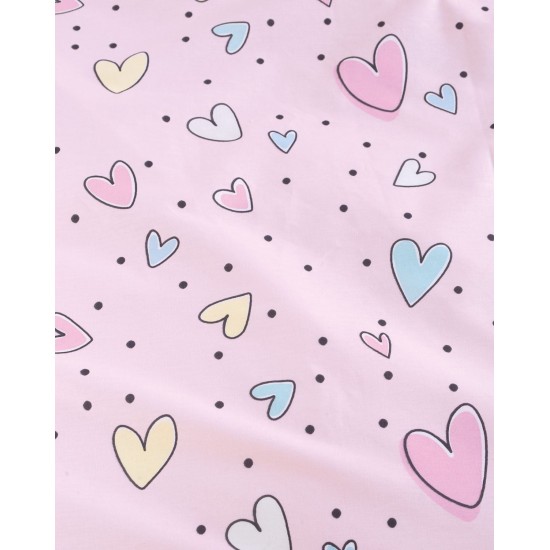 Πάντα Κούνιας Newborn Pop Hearts Cotton Rythmos (43x200) 1Τεμ Πάντα Κούνιας Newborn Pop Hearts Cotton Rythmos (43x200) 1Τεμ