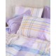 Μαξιλαροθήκες Σετ Nova Frame Mauve Cotton Rythmos (50x70) 2Τεμ