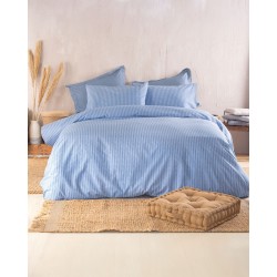 Σεντόνια Μονά Σετ Next Masters Blue Polycotton Rythmos (160x260) 3Τεμ