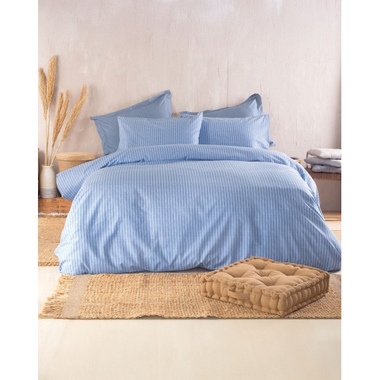 Κουβερλί Μονό Σετ Next Masters Blue Polycotton Rythmos (160x240) 2Τεμ Κουβερλί Μονό Σετ Next Masters Blue Polycotton Rythmos (160x240) 2Τεμ