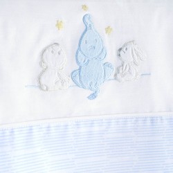 Σεντόνια Βρεφικά Κούνιας Σετ Elephant Friends L.Blue Cotton Rythmos (100x160) 3Τεμ Σεντόνια Βρεφικά Κούνιας Σετ Elephant Friends L.Blue Cotton Rythmos (100x160) 3Τεμ