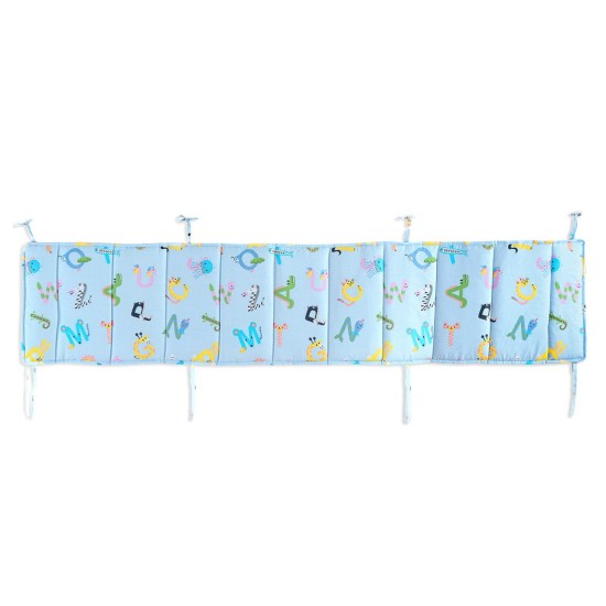 Σεντόνι Λίκνου Newborn Letterland Blue Cotton Rythmos (80x110) 1Τεμ