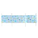 Σεντόνι Λίκνου Newborn Letterland Blue Cotton Rythmos (80x110) 1Τεμ