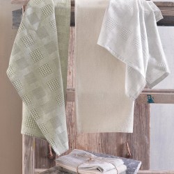 Πετσέτες Κουζίνας Σετ Kitchen Canaria Cotton Rythmos (45x68) 3Τεμ