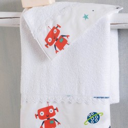Πετσέτες Βρεφικές Σετ Bath Astronio Cotton Rythmos 2Τεμ
