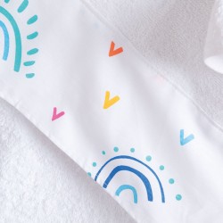 Πετσέτες Παιδικές Σετ Kids Rainbow Cotton Rythmos 2Τεμ