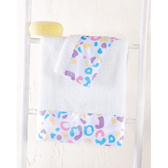 Πετσέτες Βρεφικές Σετ Newborn Candy Cotton Rythmos 2Τεμ