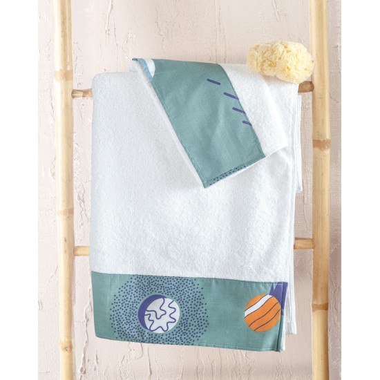 Πετσέτες Βρεφικές Σετ Newborn Rocket Cotton Rythmos 2Τεμ