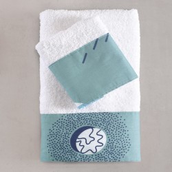 Πετσέτες Βρεφικές Σετ Newborn Rocket Cotton Rythmos 2Τεμ