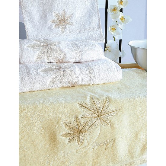 Πετσέτες Σετ Bath Astypalea White Cotton Rythmos 3Τεμ Πετσέτες Σετ Bath Astypalea White Cotton Rythmos 3Τεμ