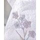 Πετσέτες Σετ Bath Jolie White-Grey Cotton Rythmos 3Τεμ