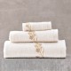 Πετσέτες Σετ Bath Jolie Ecru Cotton Rythmos 3Τεμ