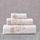 Πετσέτες Σετ Bath Ava Ecru Cotton Rythmos 3Τεμ