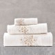 Πετσέτες Σετ Bath Amantine Ecru Cotton Rythmos 3Τεμ Πετσέτες Σετ Bath Amantine Ecru Cotton Rythmos 3Τεμ
