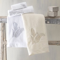 Πετσέτες Σετ Bath Dale Ecru Cotton Rythmos 3Τεμ