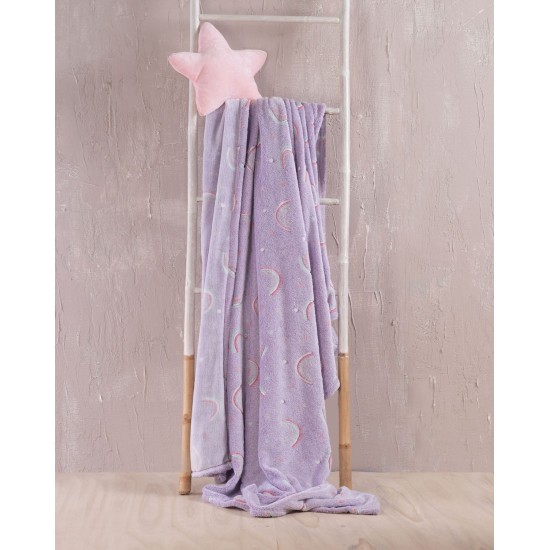 Κουβέρτα Fleece Παιδική Μονή Kids Nelie Flannel Fleece Luminus Rythmos (160x220) 1Τεμ