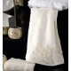 Πετσέτες Νυφικές Με Δαντέλα Σετ Wedding Collection Olivine White Cotton Rythmos 3Τεμ Πετσέτες Νυφικές Με Δαντέλα Σετ Wedding Collection Olivine White Cotton Rythmos 3Τεμ