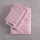 Πετσέτες Σετ Bath Collection Katherina Pink Cotton Rythmos 3Τεμ