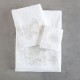 Πετσέτες Σετ Bath Collection Electra White Cotton Rythmos 3Τεμ