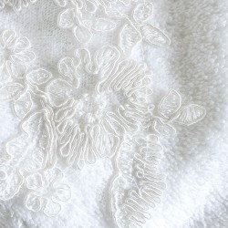 Πετσέτες Σετ Bath Collection Electra White Cotton Rythmos 3Τεμ