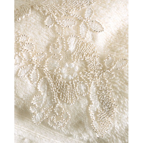 Πετσέτες Σετ Bath Collection Electra Ecru Cotton Rythmos 3Τεμ