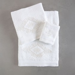 Πετσέτες Σετ Bath Collection Coldelia White Cotton Rythmos 3Τεμ