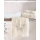 Πετσέτες Σετ Bath Collection Aragon Ecru Cotton Rythmos 3Τεμ