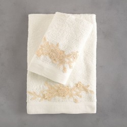 Πετσέτες Σετ Bath Collection Hemera Ecru-Beige Cotton Rythmos 3Τεμ