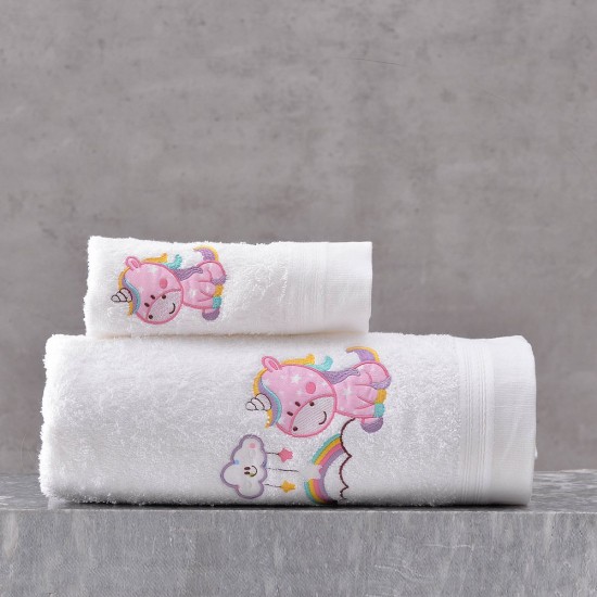 Πετσέτες Βρεφικές Σετ Bath Monokero Cotton Rythmos 2Τεμ Πετσέτες Βρεφικές Σετ Bath Monokero Cotton Rythmos 2Τεμ