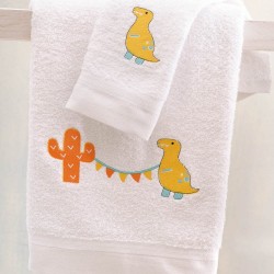 Πετσέτες Βρεφικές Σετ Bath Diego Yellow Cotton Rythmos 2Τεμ