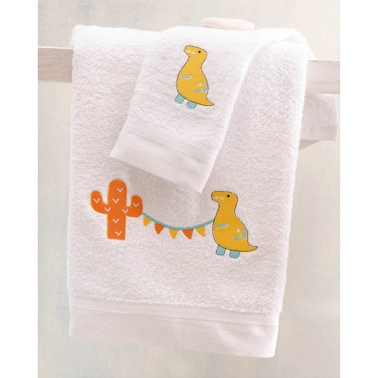 Πετσέτες Βρεφικές Σετ Bath Diego Yellow Cotton Rythmos 2Τεμ