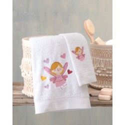 Πετσέτες Βρεφικές Σετ Bath Amelia Cotton Rythmos 2Τεμ