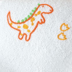 Πετσέτες Παιδικές Σετ Newborn Cool Dinos Cotton Rythmos 2Τεμ