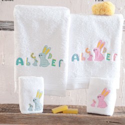 Πετσέτες Παιδικές Σετ Newborn Miffy L.Blue Cotton Rythmos 2Τεμ