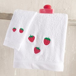 Πετσέτες Βρεφικές Σετ Newborn Fragola Cotton Rythmos 2Τεμ