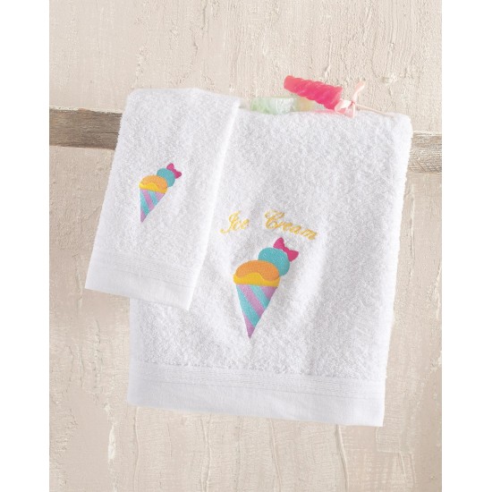Πετσέτες Βρεφικές Πετσέτες Βρεφικές Σετ Newborn Gelato Cotton Rythmos 2Τεμ