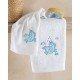 Πετσέτες Παιδικές Σετ Newborn Unico Blue Cotton Rythmos 2Τεμ Πετσέτες Παιδικές Σετ Newborn Unico Blue Cotton Rythmos 2Τεμ