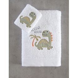 Πετσέτες Παιδικές Σετ Newborn Rooar Cotton Rythmos 2Τεμ