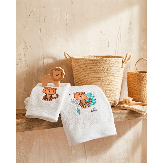 Πετσέτες Παιδικές Σετ Newborn Liono Cotton Rythmos 2Τεμ
