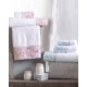 Πετσέτες Σετ Bath Carlin Pink Cotton Rythmos 3Τεμ