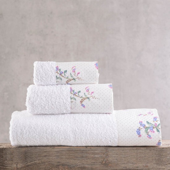 Πετσέτες Σετ Bath Bouquet Ecru Cotton Σε Κουτί Συσκευασίας Rythmos 3Τεμ Πετσέτες Σετ Bath Bouquet Ecru Cotton Σε Κουτί Συσκευασίας Rythmos 3Τεμ