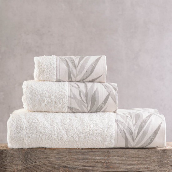 Πετσέτες Σετ Bath Sandra Beige Cotton Rythmos 3Τεμ Πετσέτες Σετ Bath Sandra Beige Cotton Rythmos 3Τεμ