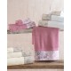 Πετσέτες Σετ Bath Collection Aurora White-Beige Cotton Rythmos 3Τεμ Πετσέτες Σετ Bath Collection Aurora White-Beige Cotton Rythmos 3Τεμ